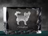 Chihuahua short-haired, smooth – Crystal with a picture of a dog, glass statuette with a picture | Art-Dog