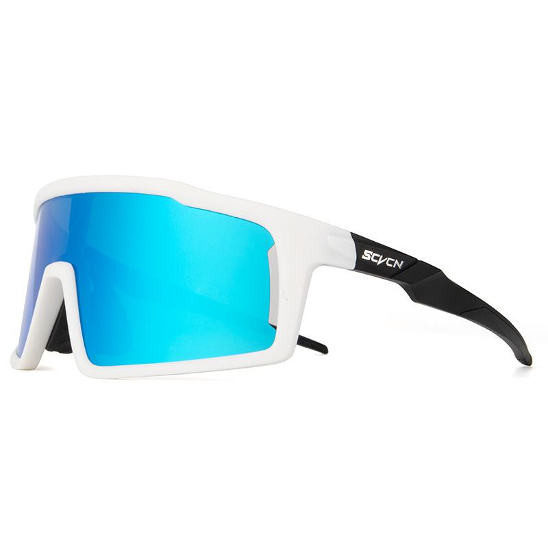 SCVCN Cycling Glasses, Professional Outdoor Sports Bicycle Sunglasses for Men, Windproof and Sandproof Goggles for Women