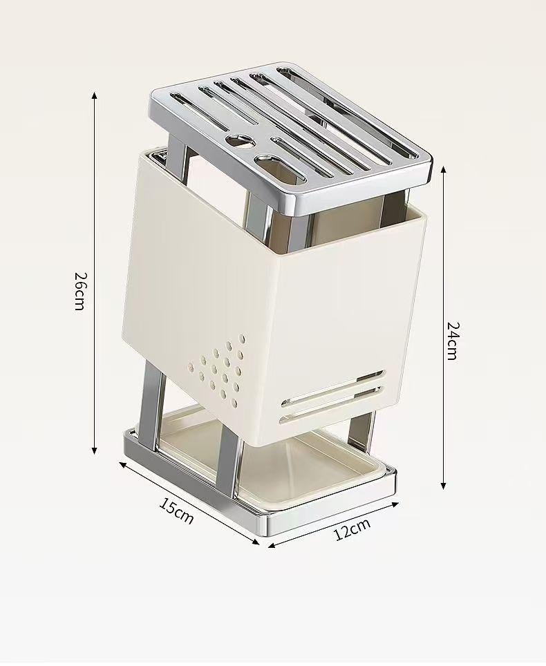 Multi-Functional Kitchen Knife & Chopstick Holder Rack