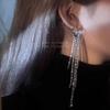 Spicy Girl Vibe: 2025 Sweet & Cool Niche Tassel Earrings - Chic & Slimming Long Design
