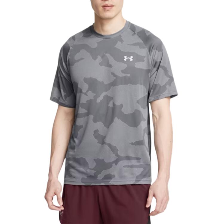 Under Armour VelocityTech T Shirt Men's Gray 1371203-013
