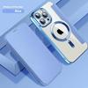 Electroplated Flip Leather Case for iPhone 16 15 14 13 12 11 Plus Pro Max for Magsafe Wireless Charging Protection Luxury Cover