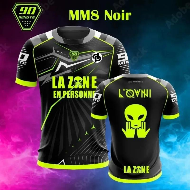 

2025 Summer New MM8-90 Minute Series Fashionable Motorcycle T-shirts Men s Women s 3D Printing Quick-drying Tees Kid s Tops XXS