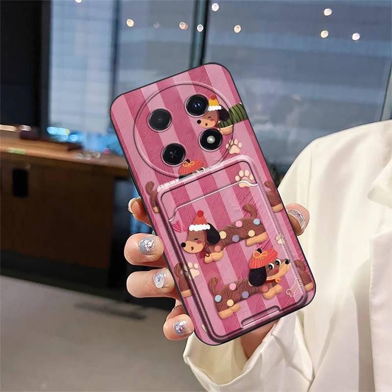 Back Cover Shockproof Phone Case For Huawei Enjoy70 Pro/Nova12i/Nova13i Anti-knock Card Bag Durable Protective Cute TPU