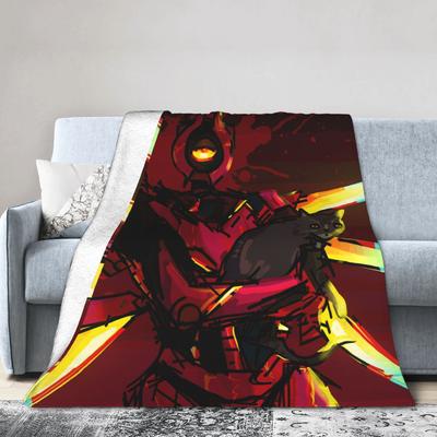 Ultrakill V1 V2 Shooting Game Blanket Coral Fleece Plush Autumn Winter Hell Is Full Multifunction Ultra-Soft Throw Blanket Home