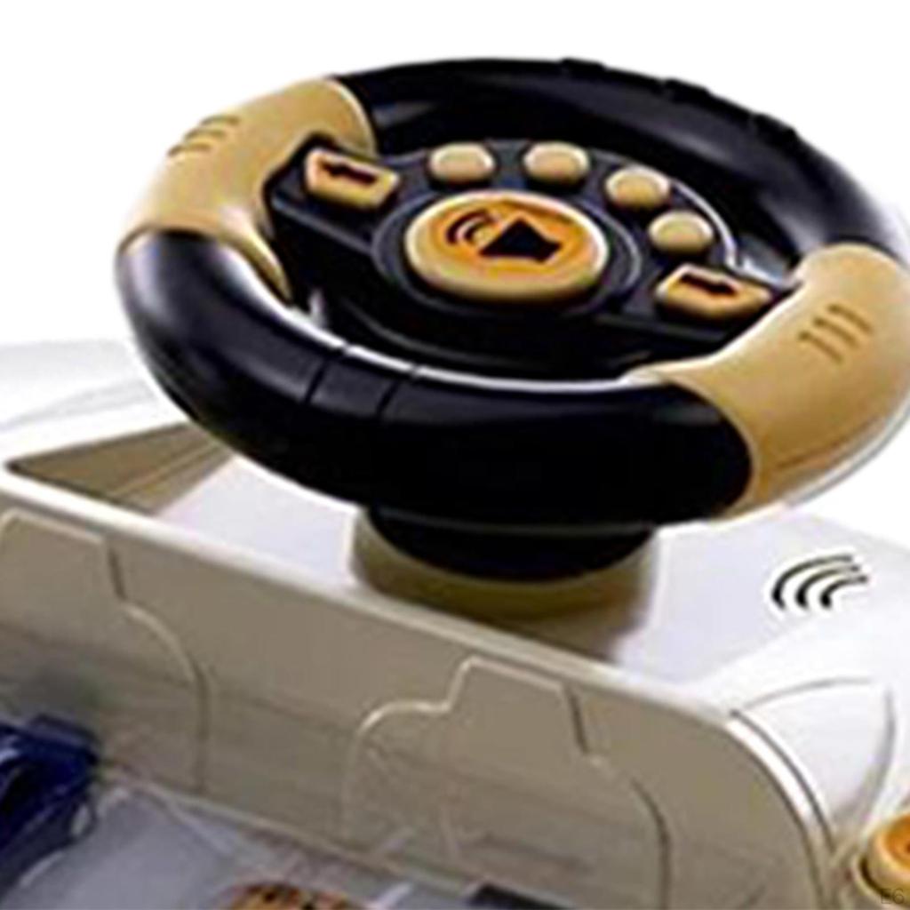 Simulation Driving Steering Wheel Toy Children Desktop Game Educational Kids Electric Race