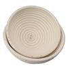Runder Gärkorb mit Einlegetuch, Teig-Gärschale aus Rattan-Set für die Brotherstellung 20CM und