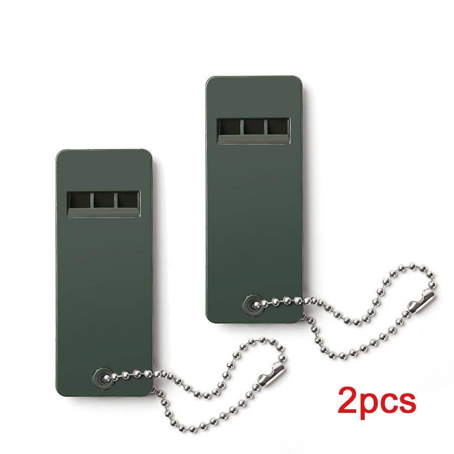 Silbato de supervivencia al aire libre Silbato de audio de 3 frecuencias centinela portátil Seguridad Gadgets de supervivencia Camping Senderismo Accesorios Herramienta