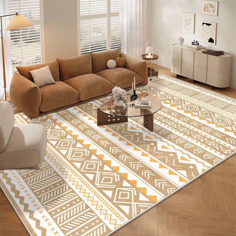 Nordic Simple Style Geometric Decor Home Carpet Living Room Antiskid Leisure Area Big Size Tatami Mat Soft Washable Room Rug