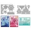 Amusement Park Carbon Steel Cutting Dies Stencils for DIY Scrapbooking Photo Album Decorative Embossing Paper Card Mixed Shapes