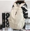 Schoolbag Female Junior High School Students High School Student Backpack Large Capacity Solid Color Backpack