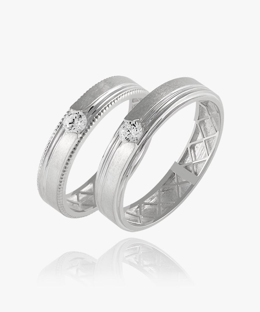 Helene Jewelry 925 Silver Beretta Couple Rings Silver Rings