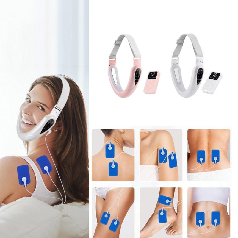 Electric V Face Machine Facelift Belt Machine Face Lifting Machine Skin Tightening Machine Double Chin Remover for Woman