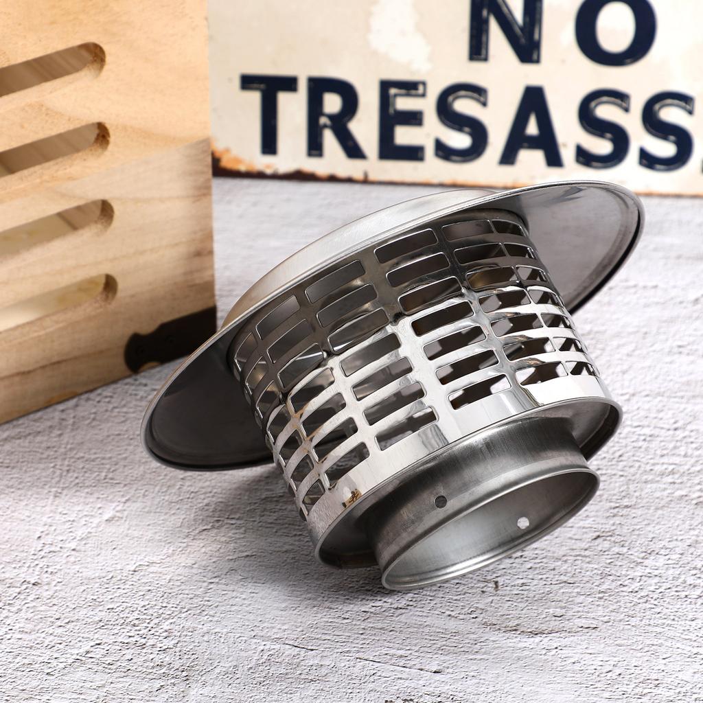 Stainless Steel Chimney Cap Umbrella Design Rainproof Birdproof for Chimney Pipe Stove Exhaust Flue Outdoor Use Durability