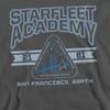 STAR TREK Unisex-Sweatshirt für Erwachsene der Sternenflottenakademie Erde