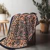 Floral Paisley Pattern Fleece Blanket Soft Warm Throw Bed Sofa Decorative Cushion Cover Gift