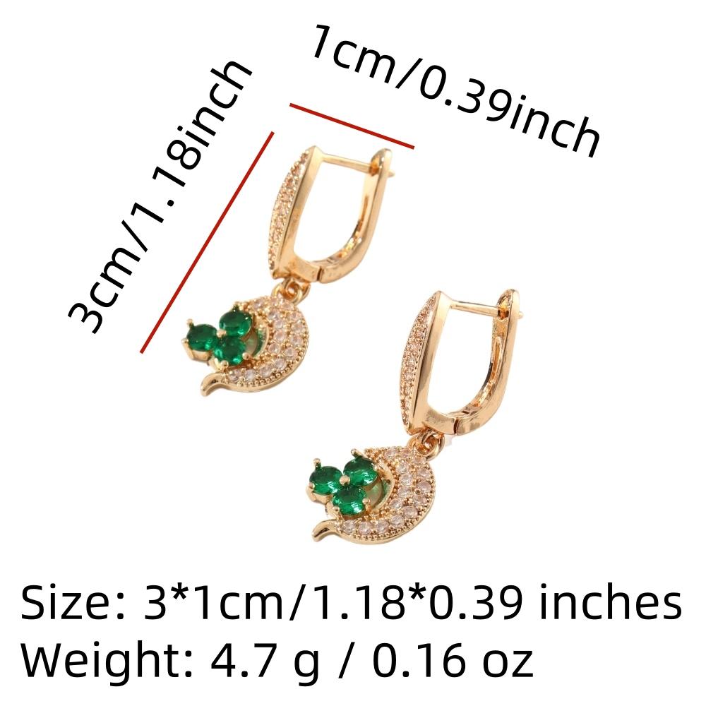 Dolphin Shape Dangle Earrings for Women 2025 New Golden Zirconia Drop Earring Ladys Wedding Party Jewelry Accessories