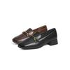 Red Dragonfly Women's Thick Heel Loafers