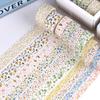 10pcs Floating Series Washi Tapes Set Gold Stamping Adhesive Masking Tape Diary Decoration Stickers A7562