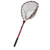 Ideastore Landing Net, Landing Dock, Rubber Coated Fishing Net, Lightweight, Foldable (Red)