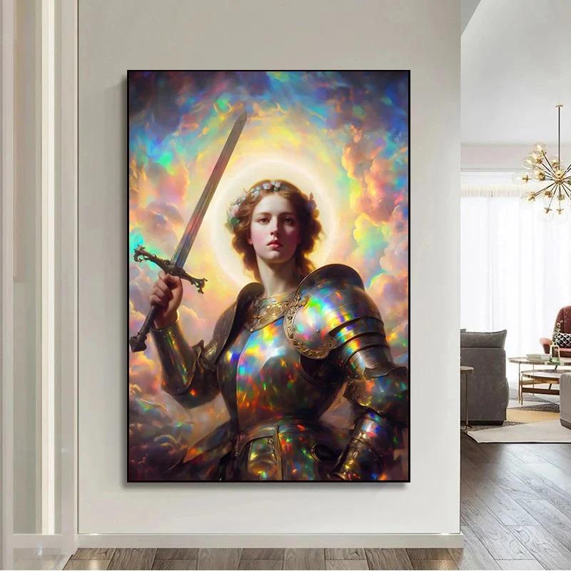 Retro Renaissance Artwork Greek Mythology Inspired Poster Prints Canvas Printing Wall Picture for Living Room Home Decor Gifts