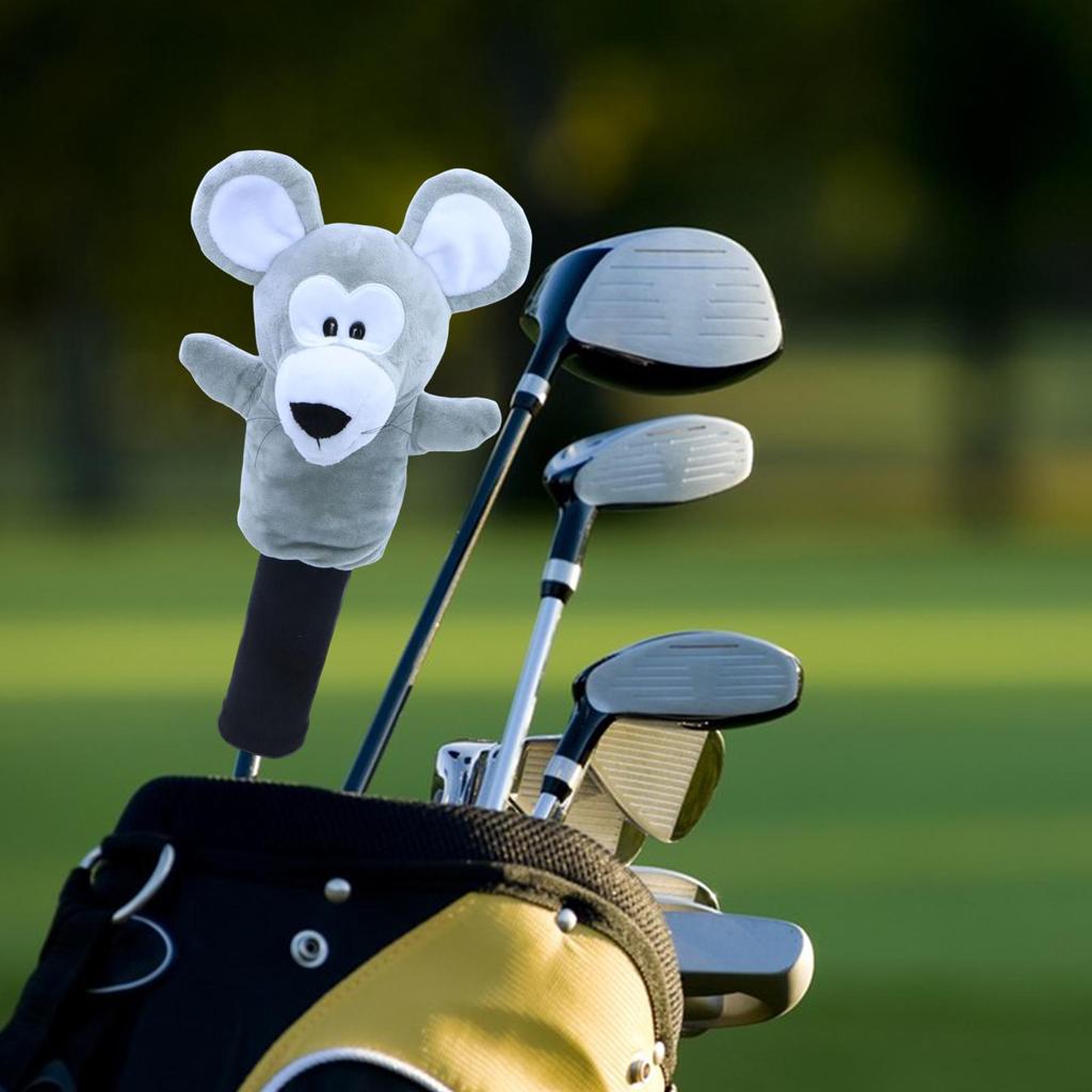 Rat Golf Headcover Lovely Cute Lightweight Gift Club Cover for Friends Ladies Women
