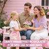 M-Modern-Flower Making Kits For Kids, DIY Fabric Flower Bouquets Kit, Birthday Christmas Gifts For Girls Boys Teens