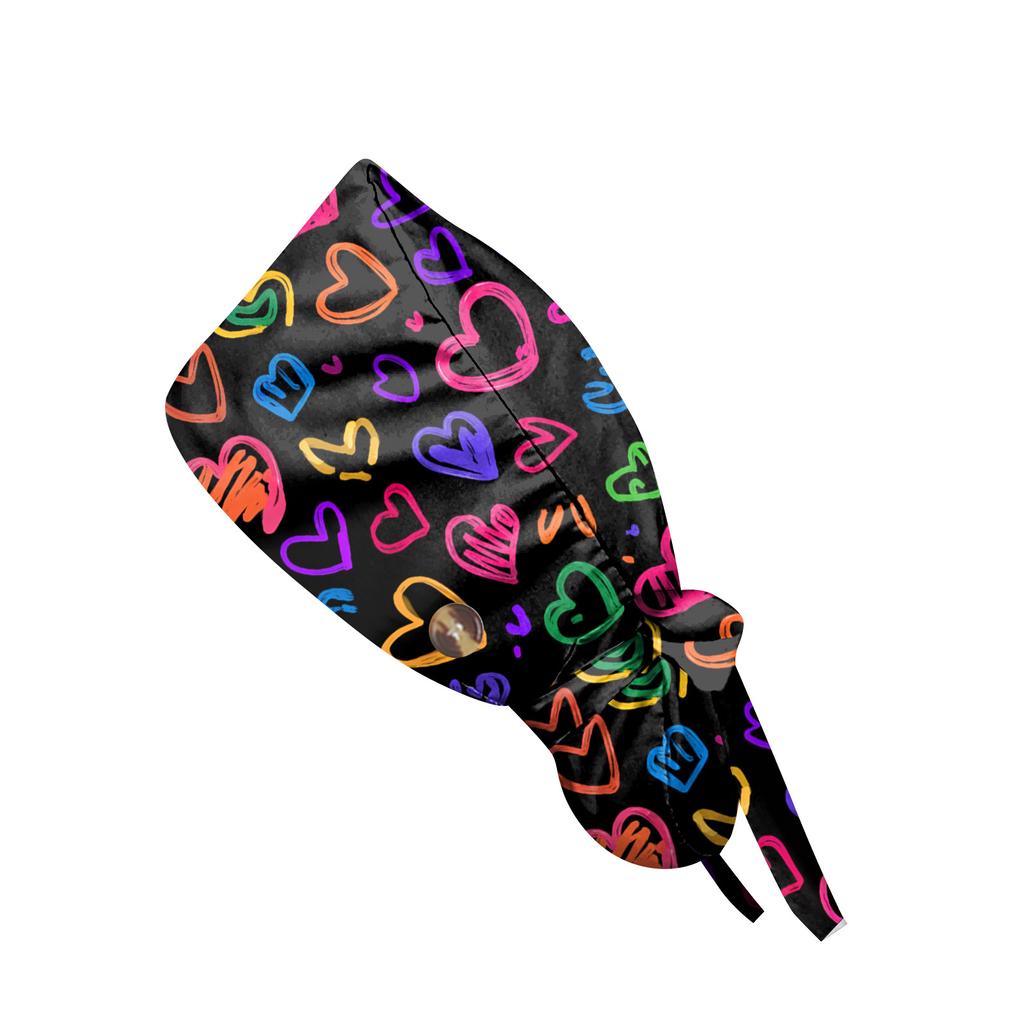 Pracovní čepice s módním potiskem, ležérní dámská čepice do culíku, čepice Wash, čepice Baotou