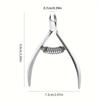 Spring-Loaded Stainless Steel Nail Clipper Set Professional Manicure & Pedicure Kit with Cuticle Scissors Nipper & Trimmer Gifts