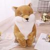 Simulation créative de renard assis, corbeau, toucan, bec-en-sabot, poupée, jouets en peluche, cadeaux pour enfants