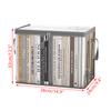 Toys Organization Student Book Storage Bag Large Capacity Foldable Portable Storage Box Transparent Dustproof Waterproof Clothes