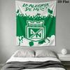 Atlético Nacional Wall Tapestry Aesthetic Wall Hanging Printed Fabric Blanket Decorative Tapestries for Bedroom Living Room Home Decor