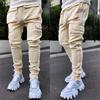 Men's Spring and Autumn Casual Straight-Leg Cargo Pants with Multiple Pockets