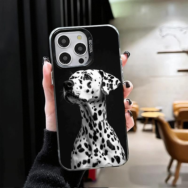 Dalmatian Cute Dog Soft Phone Case for iPhone 15 16 17 Pro Max 17Air 16E 14 Plus 13 12 Mini Shockproof Cover Back Shell