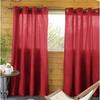 Rideau en coton 140 x 260 cm Kala Cerise