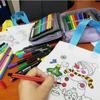 DIY Non-woven Graffiti Bag Double-Sided Early Childhood Education Painting Toys  Children