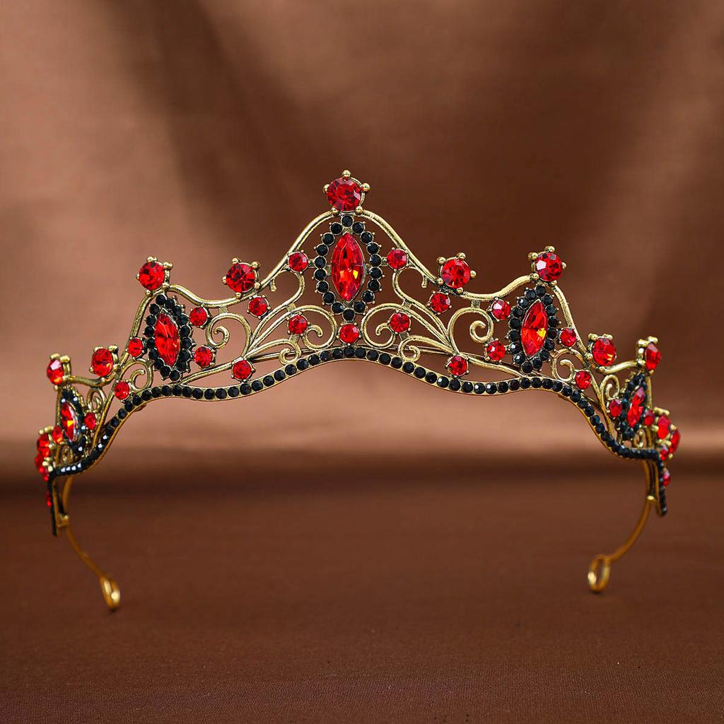 Bridal Crown Tiara Wedding Dress Accessories Headband Princess Birthday Stage Luxurious Crown Rhinestone Hair Accessories