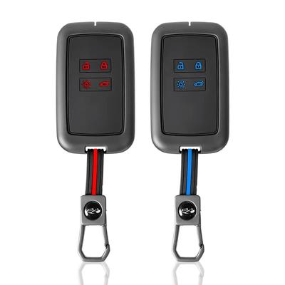 Car Key Case Cover for Renault Captur Koleos Kadjar Zoe Arkana Espace Clio Megane Grand Scenic Sandero for Dacia Duster Card