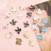 Korean Alloy Drip Oil Pigeon Pendant for DIY Jewelry & Hair Accessories