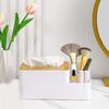 New Box Grid Tissue Dispenser Glove Box Plastic Paper Towel Holder Desktop Napkin Case Plastic Bamboo Paper Box Organizer