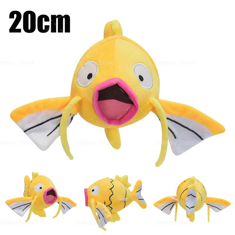 Pokemon Paldean Wooper Plush Toys Cute Anime Plushie Minun Plusle Magikarp Kyogre Gastly Haunter Stuffed Kids Xmas Dolls