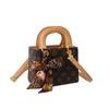 New fashion contrasting bag portable shoulder messenger women's bag