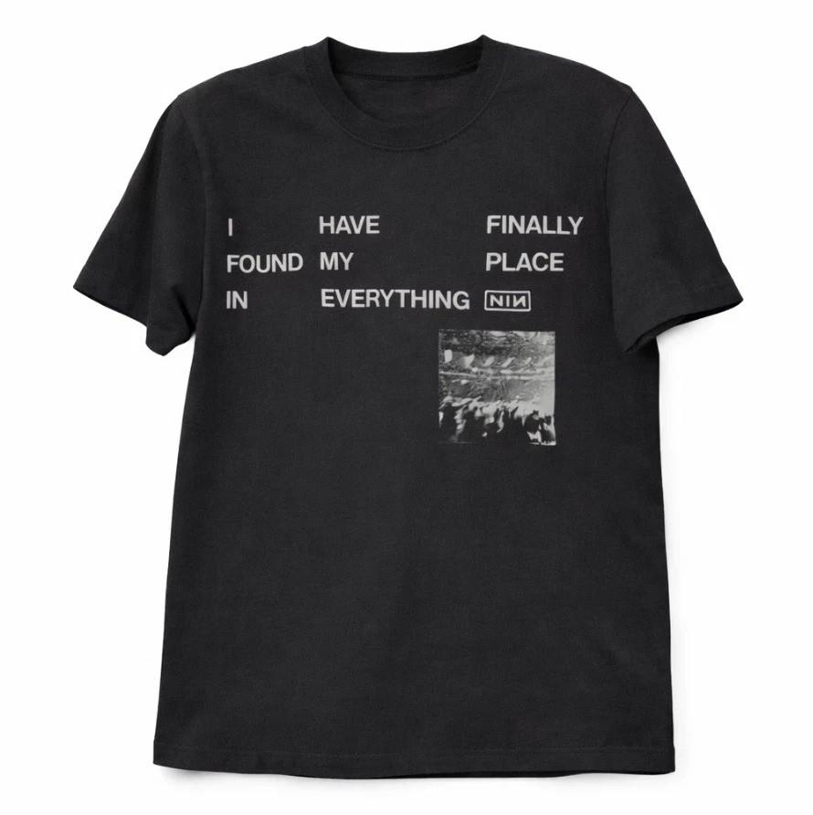 Nine Inch Nails Mystery Lyric T-shirt Unisex S-5XL Reprint Unisex T-Shirt XXXXL