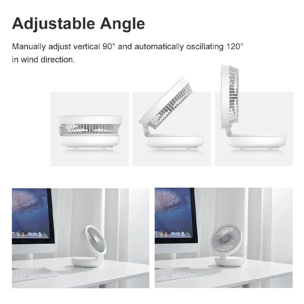 New Mini Portable Air Cooling Fan Circulator Air Cooler USB Charging Air Conditioner Home Office Desktops Wall Mounted Fan