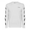 Off White Mens Crew Neck Regular T-Shirt