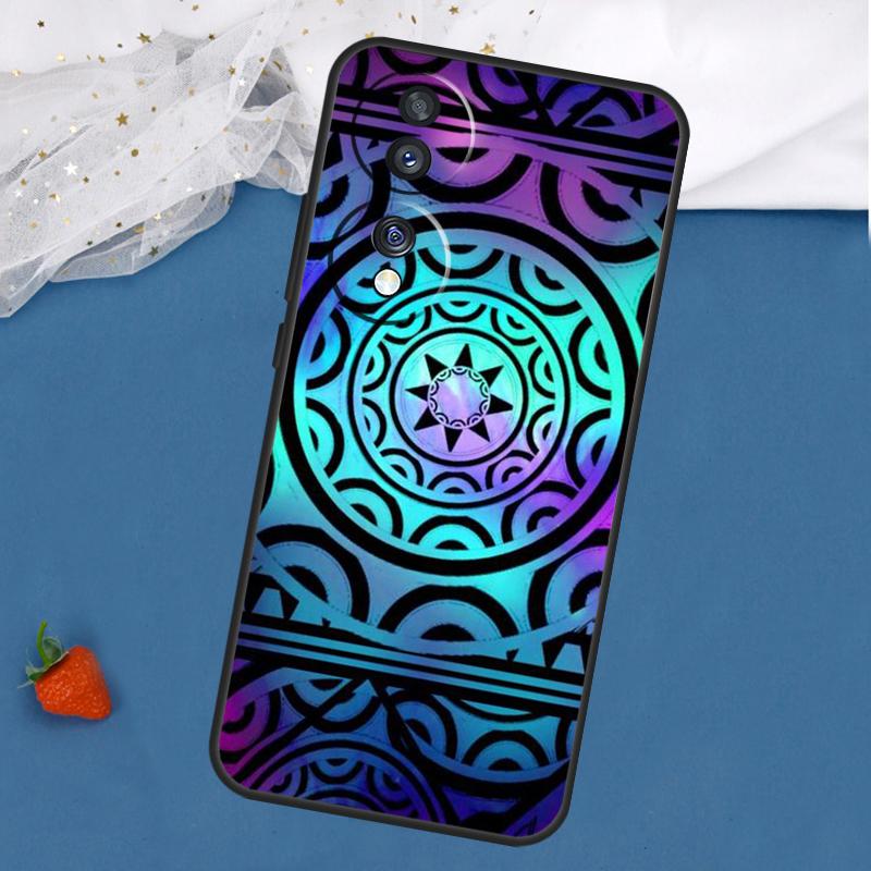 Maori Samoan Polynesian Tribal Case For Honor Magic 8 5 6 7 Pro 200 400 50 70 90 Lite Win RT X8c X8b X9a X9b X9c X9d Cover