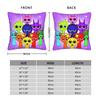 Sprunki Horror Spranky Square Pillow Case  Cushion Cover Awesome Zipper Decorative Throw Pillow Case Cover for Sofa 45*45cm