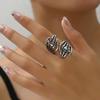 Hot Selling Skull Ring Ghost Claw Claw Ring Alloy Men's Opening Adjustable Ring Manufacturer Wholesale