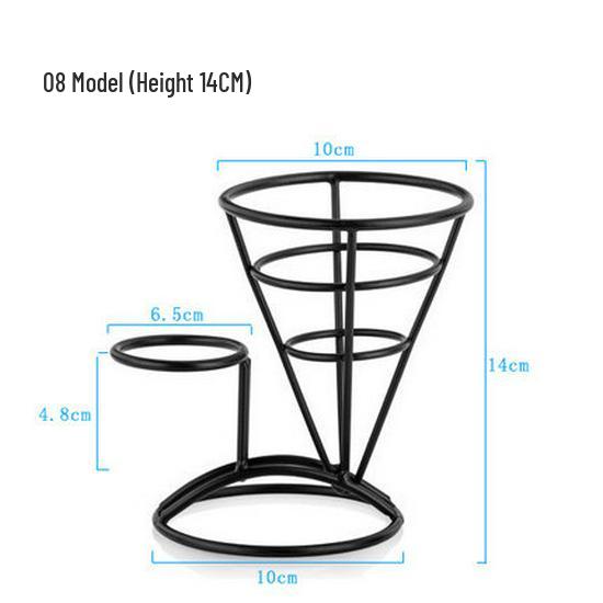 Wrought Iron Multi-Use Basket for Bread, Vegetables, Fruits & Miscellaneous Items