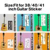 PVC Guitar Fretboard Sticker Guitarra Accessories Electric Guitar Parts Bass Inlay Decal DIY Instrument Decorations